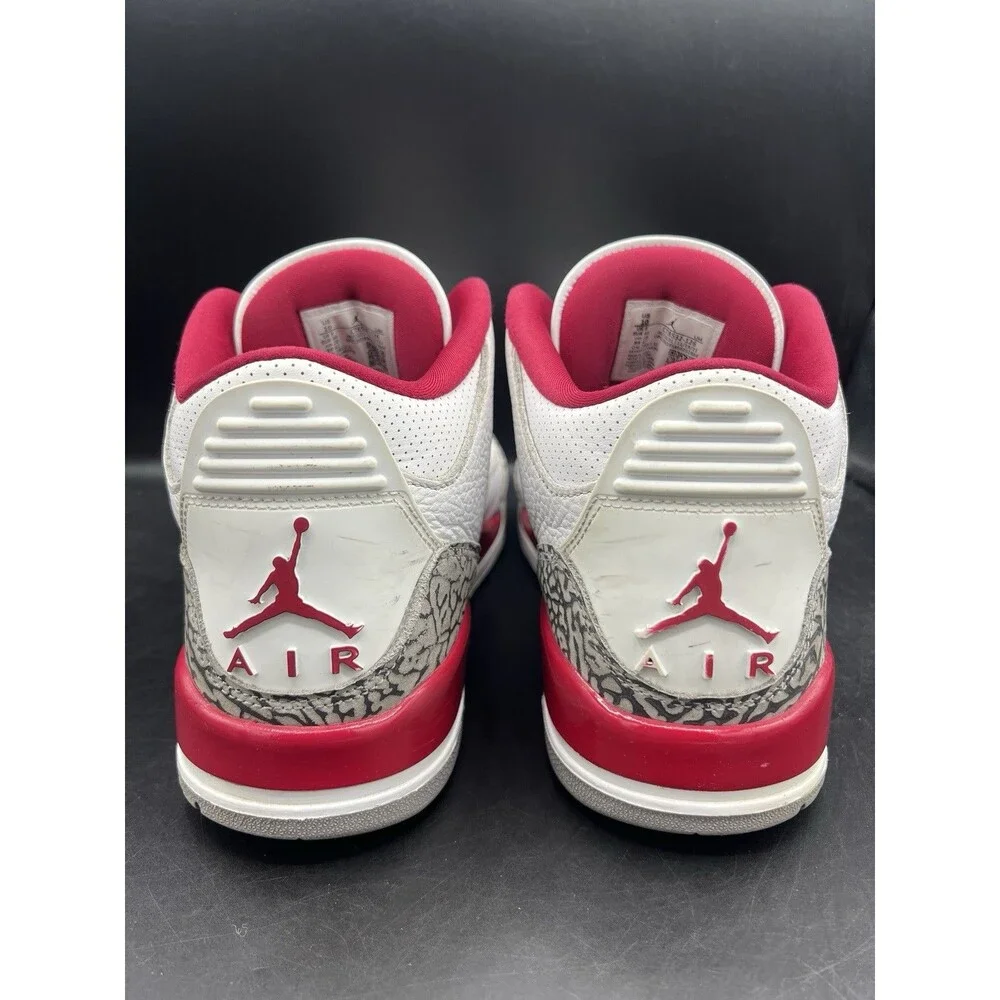 Air Jordan 3 Retro 'Cardinal Red' Men’s Size 10 (CT8532-126)